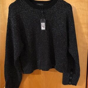 rag & bone Black Crew Neck Sweater